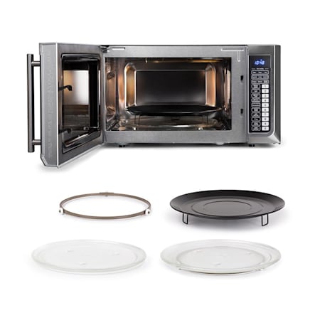 Brilliance Pro 43 Mikrowelle | 43 Liter Fassungsvermögen Brilliance Roomy Mikrowelle | Mikrowelle: 900W | Grill