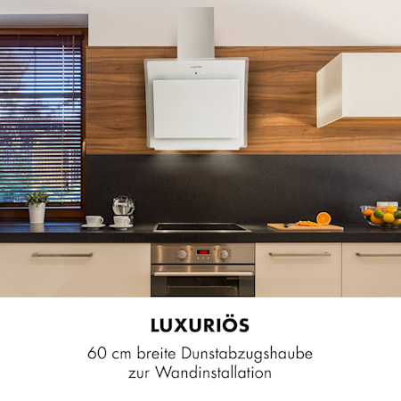 Sabia 60 Dunstabzugshaube 60cm 600m H Leds 3 Leistungsstufen Weiss