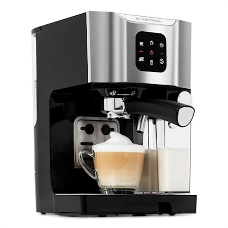 Bellavita Kaffeemaschine 3in1 Funktion Espresso Cappuccino Und Latte Macchiato Milchschaumer 1 450 W Bar Pumpendruck One Touch Control Abnehmbarer 1 4 L Wassertank Abnehmbarer 0 4 L