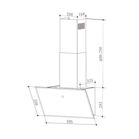 Laurel 60 Dunstabzugshaube Kopffrei 60 Cm Wandanbau