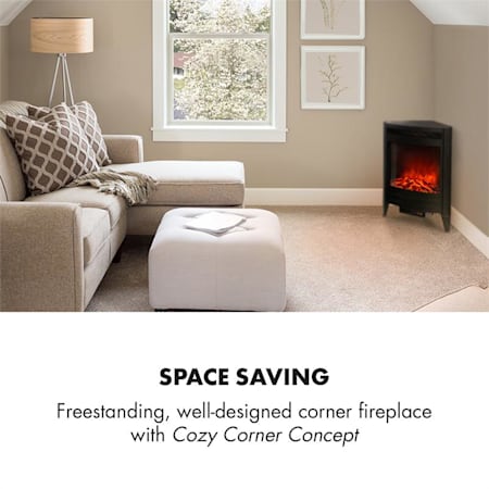 Klarstein Vienna Electric Corner Fireplace 1900w Weekly Timer Remote Control Black - Electric Corner Fireplace Uk Klarstein Vienna Electric Corner Fireplace 1900w Weekly Timer Remote Control Black - Electric Corner Fireplace Uk