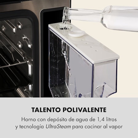 Klarstein MasterFresh horno de vapor 230°C 24 l panel de control táctil  negro