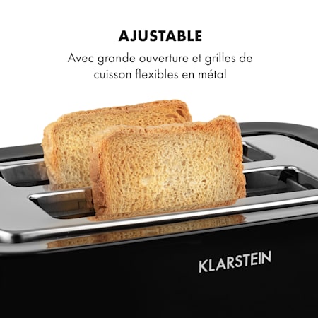 Klarstein Arabica Grille pain 2 fentes 920W écran LED Klarstein Arabica Grille pain 2 fentes 920W écran LED
