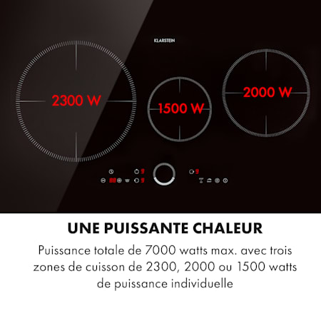 Klarstein Delicatessa 80 Flex Table A Induction Encastrable 3