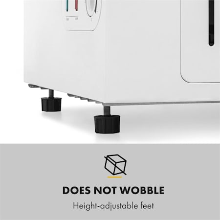 Klarstein Pro Eispalast Diepvrieskist Vrijstaand 60l Mand Glazen Schuifdeksel Wit