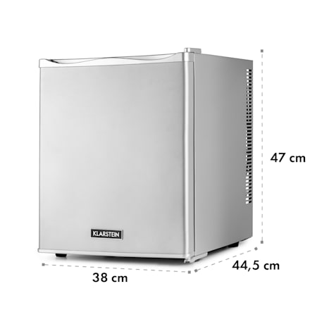 kleiner Kühlschrank lautlos: 0 dB Minibar Minikühlschrank mit 19 Liter Getränkekühlschrank LED-Licht Mini-Kühlschrank Klarstein Happy Hour Kompression Kühltemperatur: 5-15 °C silber kleiner Kühlschrank lautlos: 0 dB Minibar Minikühlschrank mit 19 Liter Getränkekühlschrank LED-Licht Mini-Kühlschrank Klarstein Happy Hour Kompression Kühltemperatur: 5-15 °C silber