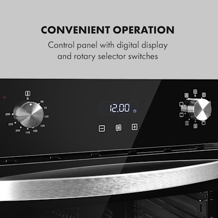Casteau, forno elettrico da incasso, 2800W, EEK A, 9 funzioni