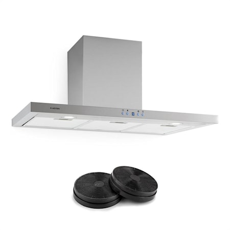 Klarstein Limelight Hotte Aspirante 2 Filtres Recyclage D Air 620 M H Argen