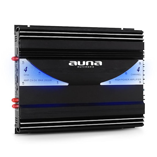 zoals dat plus spion 4-kanaals versterker Auna AMP-CH04 auto-eindtrap 2800 W 4.0