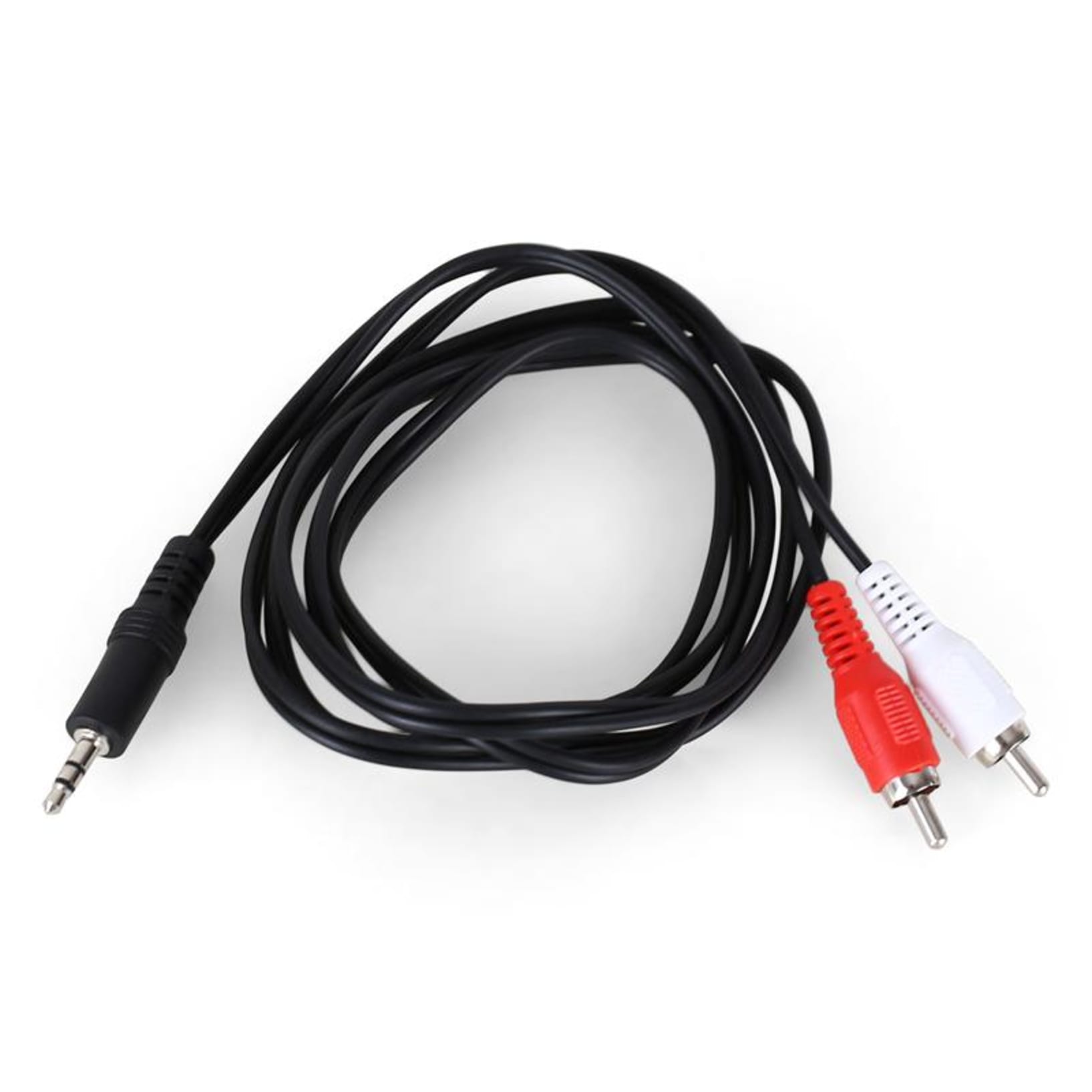 CABLE AUDIO JACK 3,5MM A 2 RCA MACHO 1,5 METROS PARA ALTAVOCES DE