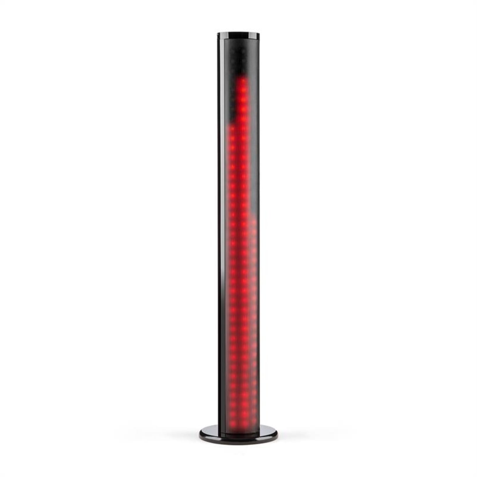 Absurd honing Arne auna Light Up Tower Speaker luidsprekerzuil 40 W bluetooth LED USB UKW  zwart Zwart