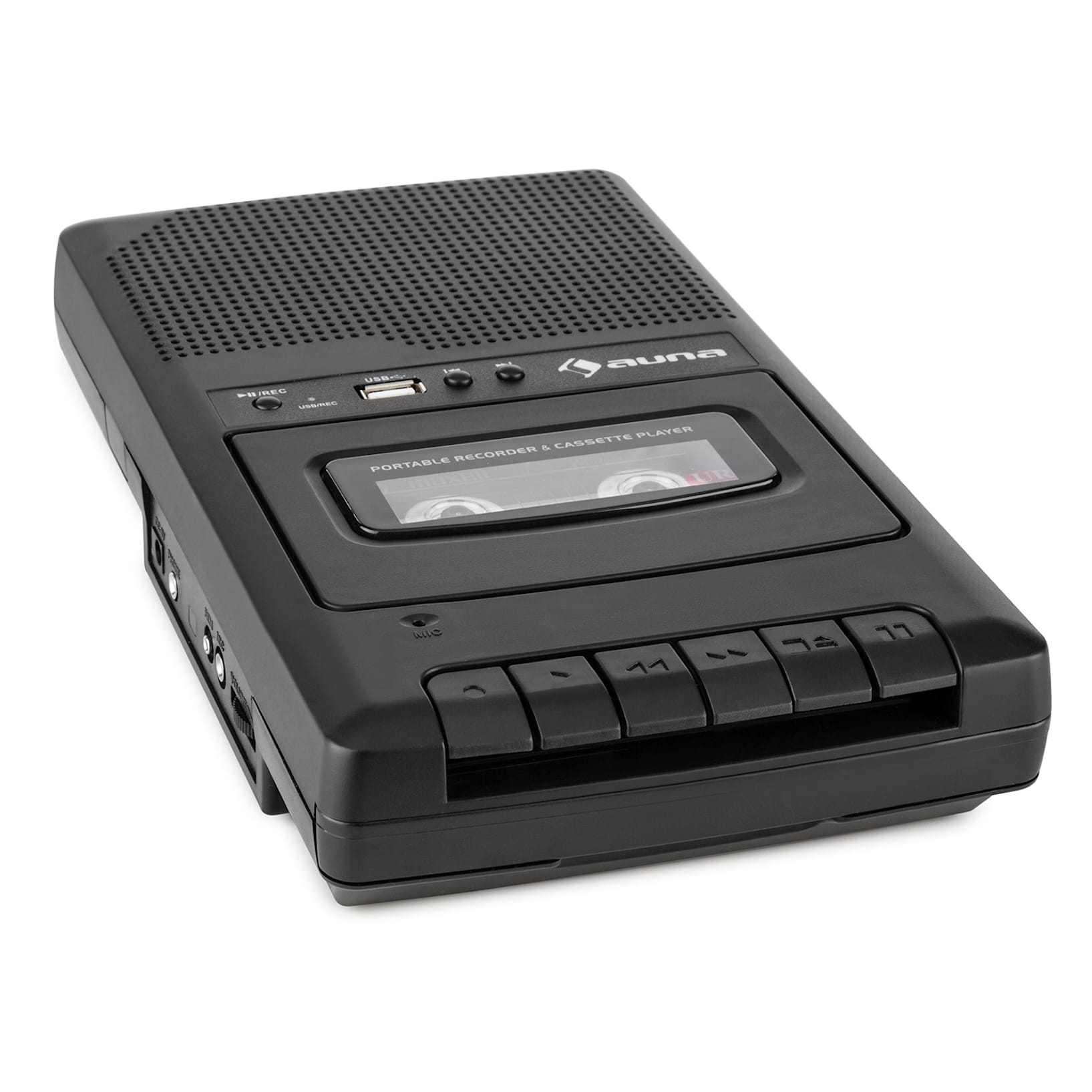 Acheter Lecteur de cassettes stéréo rétro noir, baladeur, cassette