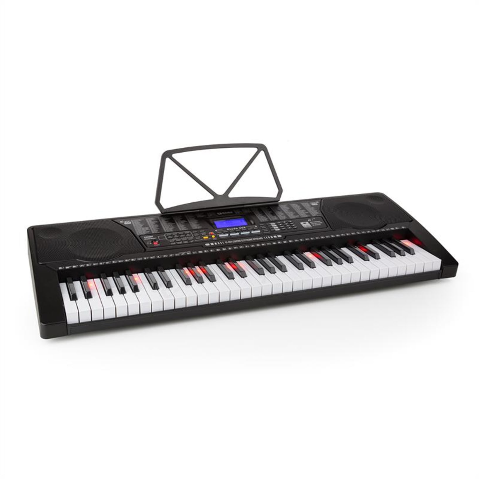 Piano numérique portable pliable à 88 touches pour débutants, clavier  numérique 88 touches avec écran LCD, clavier professionnel (blanc)