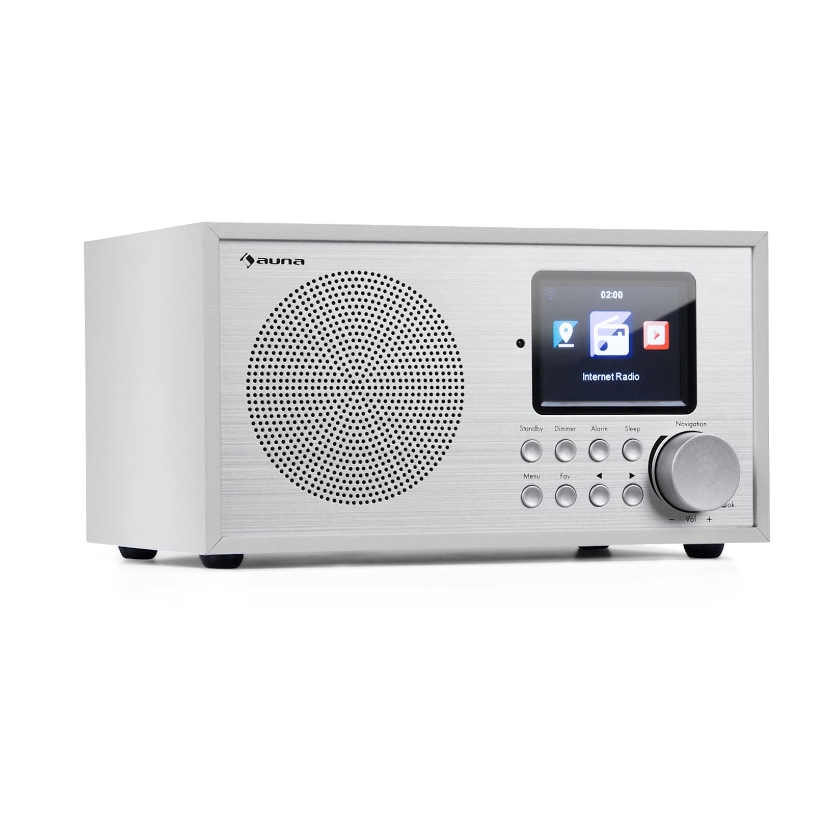 mini chaine hifi Radio Lecteur CD MP3 USB orange blanc gris