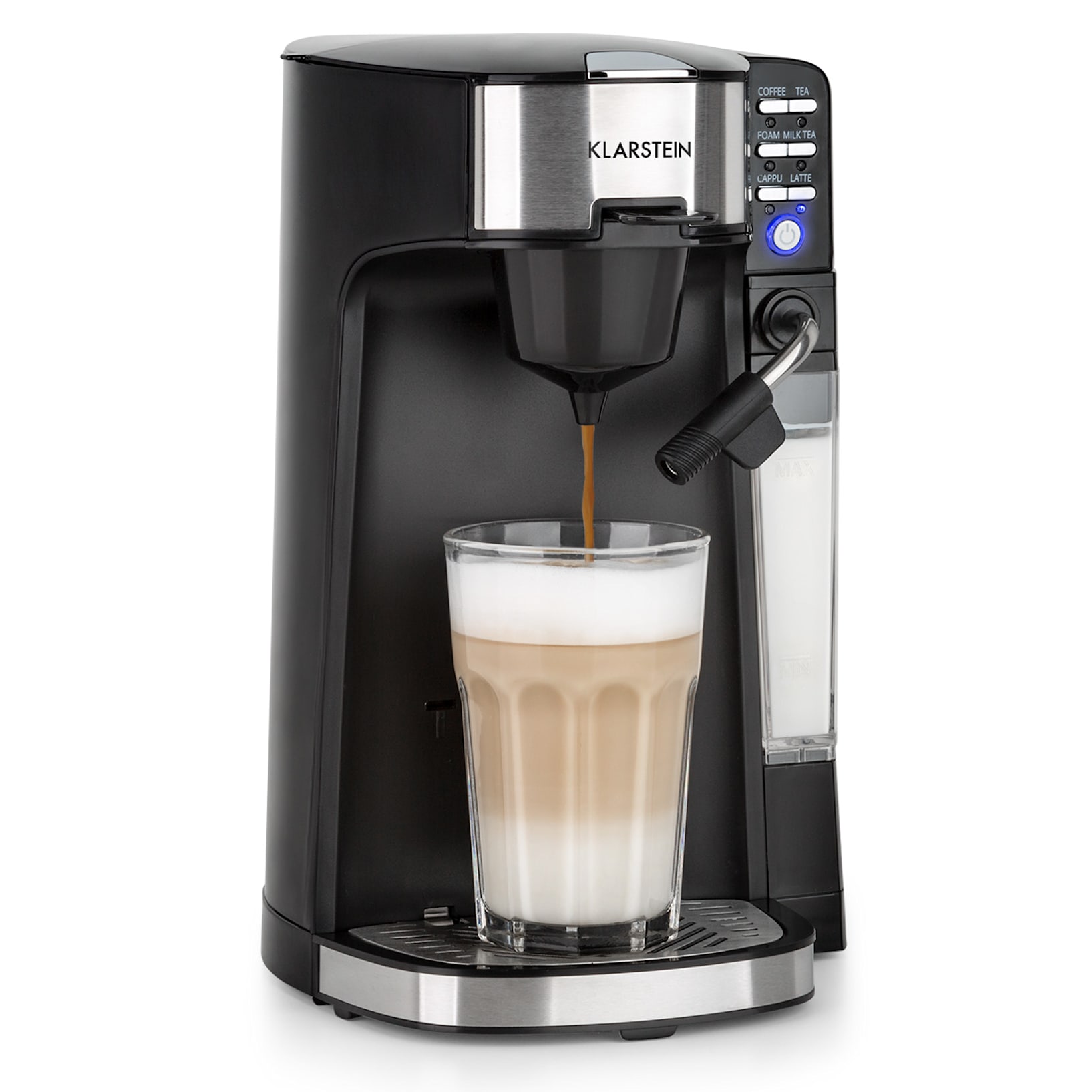 Klarstein Baristomat 2-in-1 Fully Automatic Coffee & Tea Maker