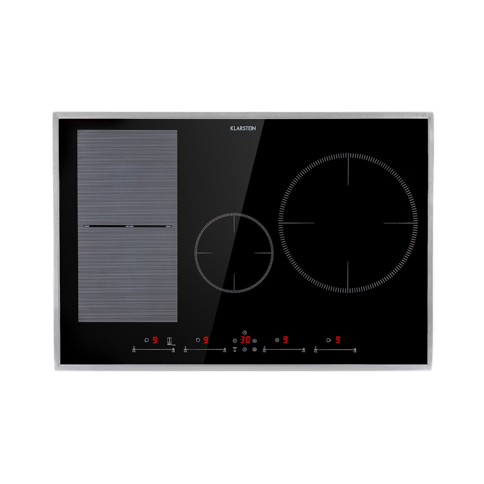 Klarstein Virtuosa EcoAdapt Plaque de cuisson à induction 4 zones