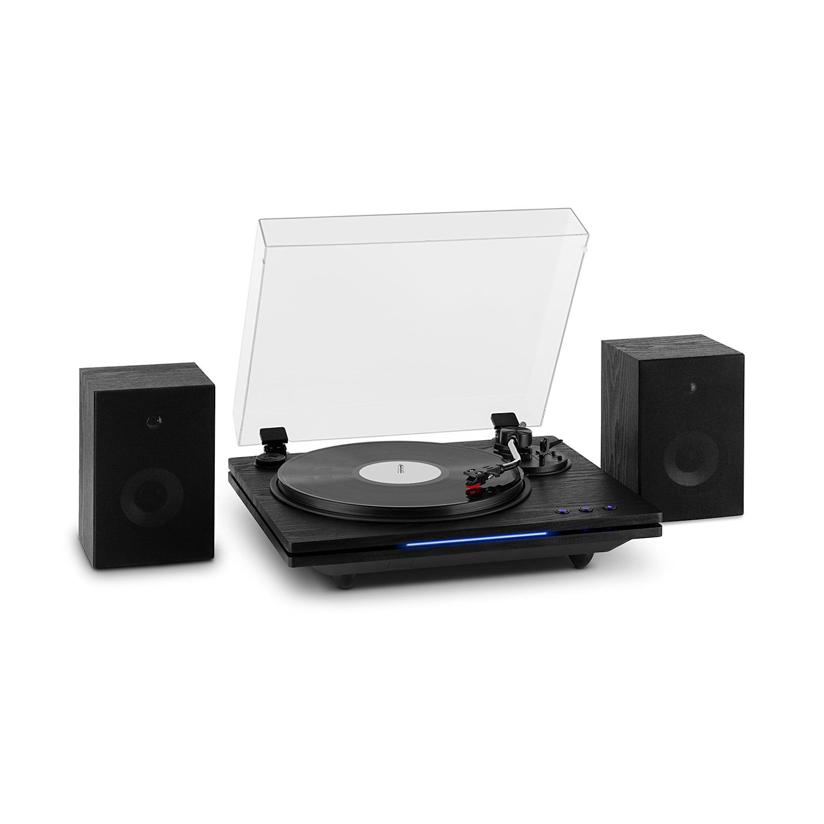 TT-Play PLUS platine vinyle enceinte 20 Wmax. BT 33/45 tpm Noir