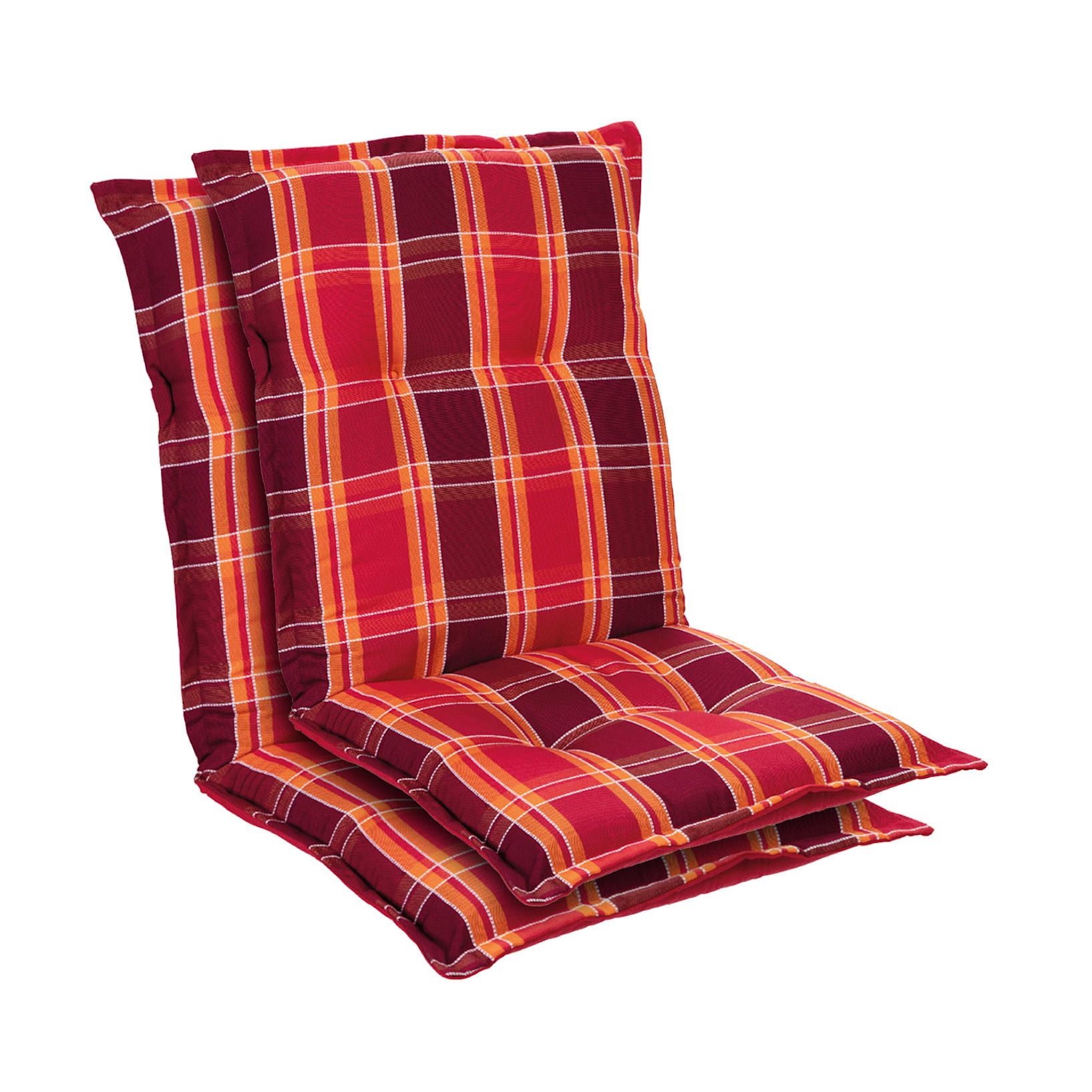 Prato coussin de fauteuil dossier bas Polyester 50x100x8cm 2 x coussin de  siege