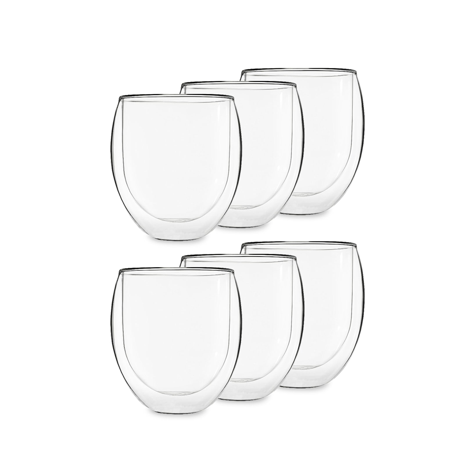 Verre à café/thé double paroi 320ml s/2