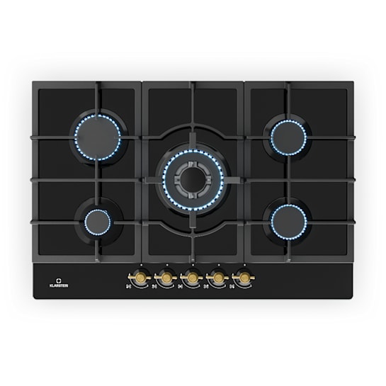 Victoria 5 gas hob 5burner selfsufficient 74 cm builtin