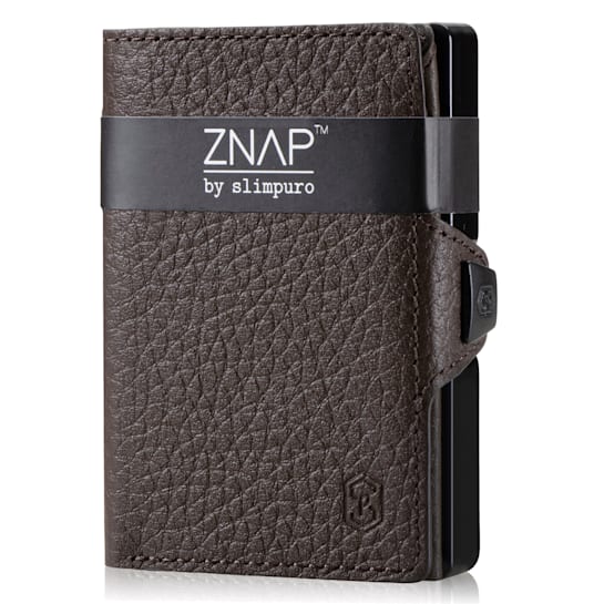ZNAP Slim Wallet Mini Purse, Wallet Case for up to 12 bank cards