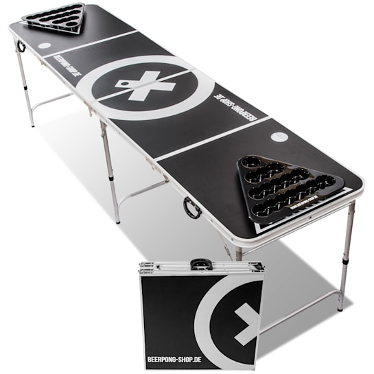 Baseliner Beer Pong Table Set Audio aluminium table with carrying