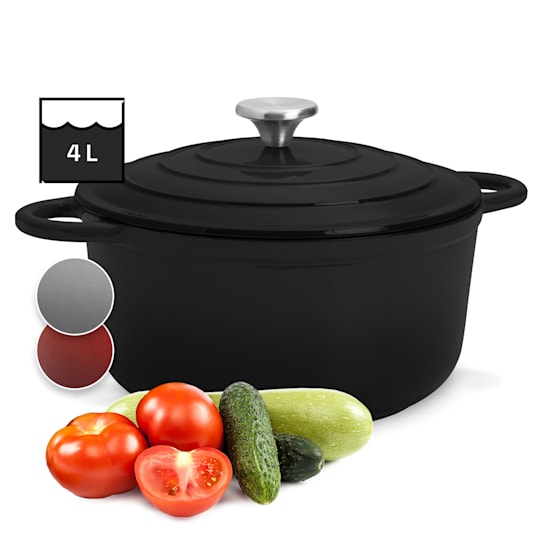 Podolica roaster braising pot, casserole dish volume 4 litres cast