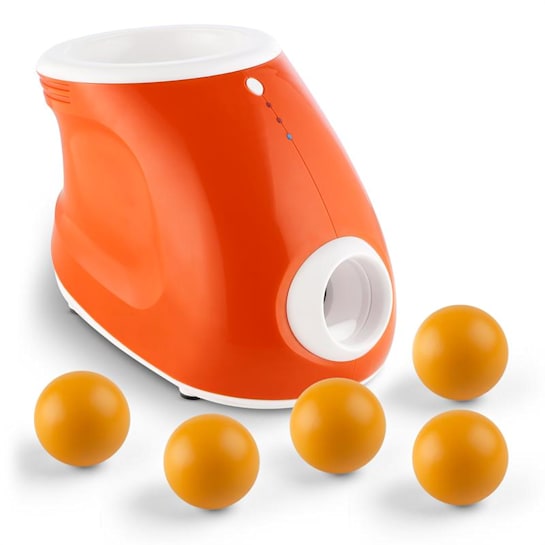 Ball Throwing Machine + 5 Spare Balls Set for Dogs 3 Distances 8 PU Balls