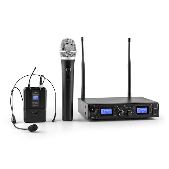 Duet Pro V3 2-Channel Wireless Microphone Set 50m Range