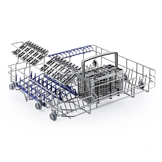 Amazonia 6 Table Dishwasher A+ 1380W 6 Place Settings 49 dB Silver