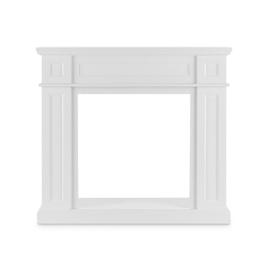 Lausanne Frame Kamingehäuse MDF klassisches Design weiß