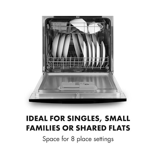 Klarstein Amazonia 8 Neo Tableware Dishwasher 8 Programmes LED Display