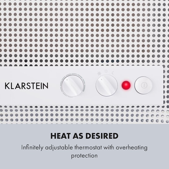 Klarstein Hot Spot Wave Panel calefactor 51 x 80 cm 20 m² 1000 W sin