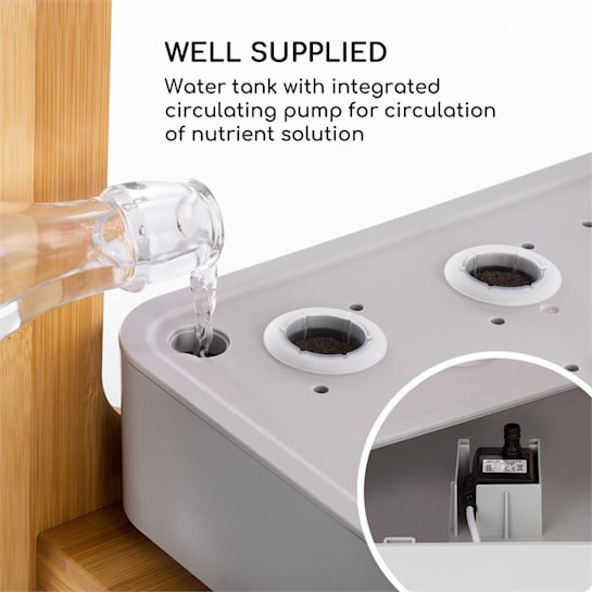 Urban Bamboo Indoor Garden 12 Pflanzen 24W LED 7 Liter Bambus