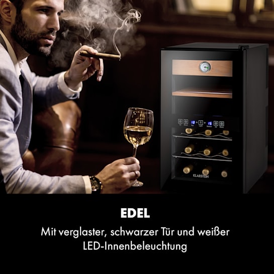 El Dorado Humidor & Weinkühlschrank | Volumen: 48 l | Leistung: 100 W