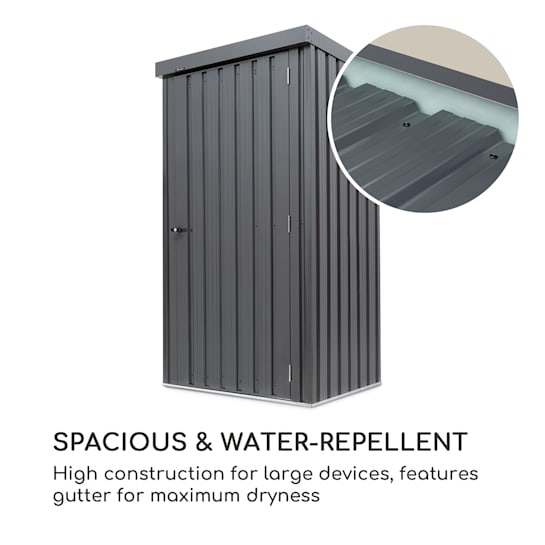 blumfeldt Solid Storage Cobertizo para herramientas Chapa de acero