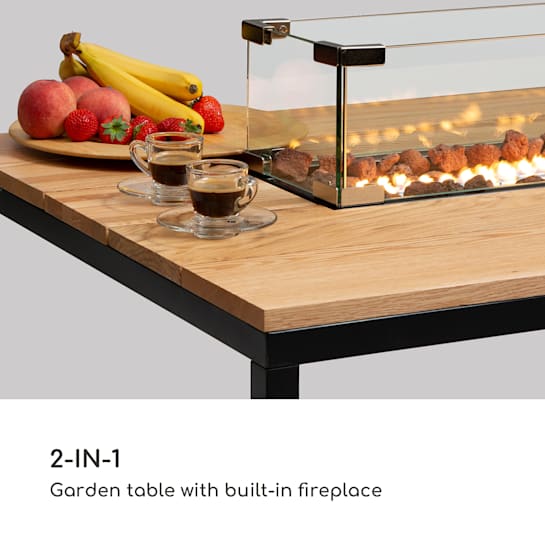 Tofino Gasheizstrahler Tisch | Leistung: 7 kW max. | für Gasflaschen