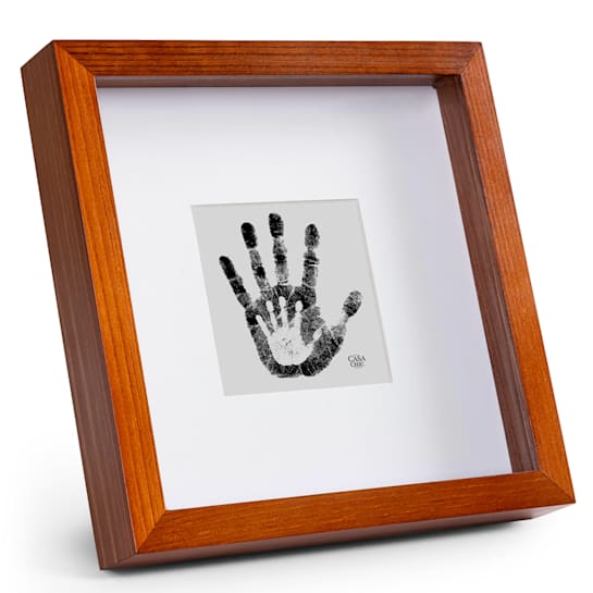 Camden picture frame 23 x 23 cm and 10 x 10 cm passe-partout real wood 