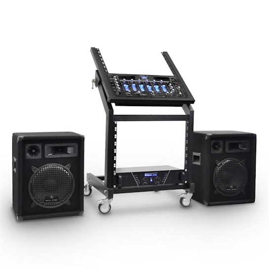 DJ PA Sound System Rack Star Series Mercury Beat Set 250 people