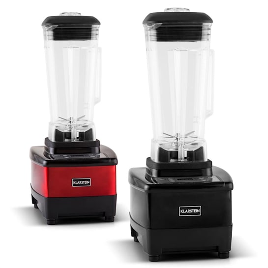 Herakles 4G Standmixer Schwarz mit Cover 1500W 2,0 PS 2 Liter BPA-frei