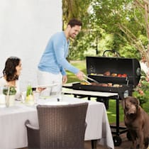 OneConcept GQ5-Beefbluter Smoker barbecue carbonella