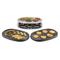 All-U-Can-Grill Raclette 4 en 1 Pancake, crêpe, plaque chauffante 8  personnes