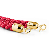 oneConcept Golden Gate Transenna Eliminacode 2 Paletti 1 Cordone Oro/Rosso