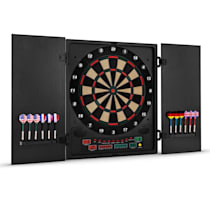 Dartmaster 180 Juego de dardos electronico con Indicador LED Negro