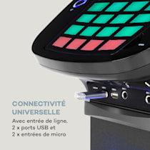 Enceinte lecteur party karaoké enfant led usb bluetooth echo