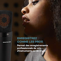 Kit microphone à Condensateur Professionnel pour Enregistrement Studio  sortie jack