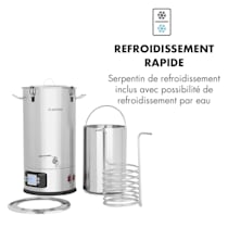 Maischfest Cuve de fermentation 30 litres avec tube - inox 304 30 L