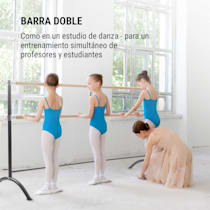 Barra de ballet, Barra de Pared, Barra para pared Largo 1.10 CM 2 Soportes