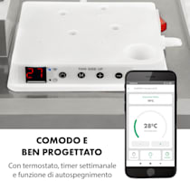 Wonderwall Smart - Stufa elettrica a infrarossi, pannello radiante, 50 x  90 cm, 450W, IR ComfortHeat, WiFi: controllo con app, Installazione a  parete, Ideale per chi soffre di allergie