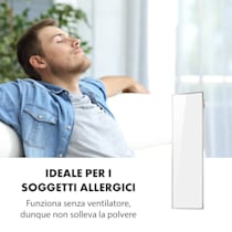 Wonderwall Smart - Stufa elettrica a infrarossi, pannello radiante, 100 x  30 cm, 300W, IR ComfortHeat, WiFi: controllo con app, Installazione a  parete, Ideale per chi soffre di allergie